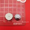 Oro y Plata Electroplateados Flor Estrella Estilo Pequeño Fragante Corazón Lazo Corbata DIY Plástico Accesorios Pasador Funda de Teléfono Materiales