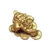 Atacado cobre sapo dourado recrutar arroz sapo dourado ornamentos de escritório decoração de casa bronze