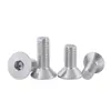 Tornillos de Acero Inoxidable 304 de Cabeza Avellanada y Zócalo Hexagonal Din7991 Tornillos de Cabeza Plana y Zócalo Hexagonal Tornillos Hexagonales de Cabeza Avellanada Tornillos para Máquina