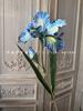 2 cabezas Iris Alice EVA sensación flor artificial estilo natural hermosa decoración Chen color de ensueño arreglo floral de boda