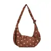 Bolso de lunares para mujer 2026 otoño nuevo bolso de axila alta apariencia commuting bolso de un solo hombro bandolera bolso de albóndiga retro mujer