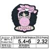 Le Si bordado do logotipo bordado computadorizado menina sexy estilo europeu e americano distintivo patch bordado adesivo de tecido acessórios de vestuário de alta qualidade