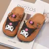 Zapatos Retro de Otoño Birkenstock para Niños y Niñas, Pantuflas Medias con Punta Protectora para Bebé para Salir, Zapatillas Tipo Frijol para Niños Pequeños y Medianos