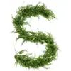 Vinha de Natal artificial planta de Natal com catnip pendente de parede decoração de casa ao ar livre planta verde falsa videira de pinho e cipreste de borracha macia