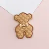 Zhuzi Nuevo Oso Pintado con Spray Creativo Accesorios para Joyería DIY Funda para Teléfono Móvil Material de Belleza Accesorios de Oso de Aleación