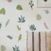 Pegatinas de Pared de Hojas Verdes Transfronterizas para Puertas de Armario y Paredes de Dormitorio, Pegatinas de Arte para Embellecimiento de Decoración del Hogar Estilo Ins, PVC Autoadhesivo