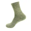 Calcetines de Invierno para Hombre con Forro de Felpa, Engrosados para Calor, Estilo Retro, Calcetines de Toalla Acanalados para Hombre, Calcetines de Piso hasta Media Pantorrilla, Calcetines de Algodón