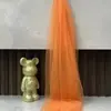Jardim de Infância Atmosfera de Cores de Outono Criação de Ambiente Série Amarela Malha Decorativa de Fundo Decoração de Teto de Casamento Cortina de Gaze Laranja