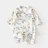 Ropa para Bebés y Niños Anyang, Ropa de Verano de Fibra de Bambú para Aire Acondicionado, Ropa para Bebés, Ropa para Gatear, Ropa Hanfu de Mariposa