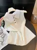 "Camisa Raff" Lino Imitación Tejido de Alta Inteligencia para Viajero Chaleco Sin Mangas con Bloques de Color Estilo Old Money 2026