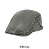 Gorra de Béisbol Lavada de Algodón Denim Estilo Bosque Vintage con Visera Corta Moda Japonesa Todo Fósforo Sombrero para el Sol Gorra Celebratoria de Internet