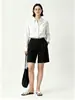 Linho 3.0 - Clássico Old MoneyBlusa de Linho Camisa com Toque Francês de Luxo para Mulheres Manga Longa 26 Camisa de Toque Relaxado