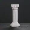 Suporte de Vela Coluna Romana Cerâmica para Interior e Exterior Castiçal de Natal Decoração de Atmosfera para Mesa de Jantar Estilo Europeu