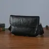Nova bolsa de celular de couro de primeira camada árvore alta couro de vaca curtido vegetal retrô bolsa mensageiro diária para homens e mulheres bolsa de celular