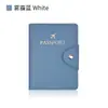 Hebilla de Avión Estampado en Caliente Transfronterizo Portapasaporte de Cuero Protector de Pasaporte Engrosado Cubierta de Pasaporte Bolso para Documentos y Pasaporte de Cuero PU