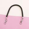 Nueva y creativa funda para teléfono móvil DIY, joyería con perlas de imitación, cadena tejida a mano, funda para teléfono móvil de mujer, cadena colgante resistente a caídas