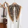 Pañuelo Cuadrado Vintage con Borlas Estampado Paisley Pañuelo para el Cuello con Colgante Estampado de Lunares y Anacardos Pañuelo de Seda con Flecos para Mujer Imitación de Algodón y Lino