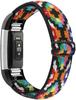 Correa de Nylon para Reloj Pulsera Ajustable Estilo Étnico Adecuada para Fitbit Charge2Fitbit Charge2