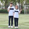 Uniforme escolar para alunos do ensino fundamental terno de calça curta de manga curta de verão conjunto de duas peças Estilo Esportivo College roupas para fotos de formatura roupas de classe do ensino fundamental roupas de verão