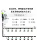 Sistema de riego para pared vegetal de jardinería vertical Juego de riego por goteo Bomba Temporizador Gotero Codo Tapón