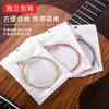 Cordas de guitarra para violão folk, conjunto de 6 cordas, cordas de latão e cobre vermelho, resistentes à ferrugem e duráveis, embaladas individualmente, acessórios para cordas de guitarra, instrumento musical