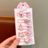 Pinzas de Colores para el Cabello de Niñas Kuromi Pasadores Infantiles para el Cabello Pinzas de Dibujos Animados Sanrio Pinzas para el Flequillo Lateral de Niñas