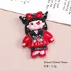 Acessórios de Resina DIY Desenho Animado Joias Menina Dark Cola Creme Grampo de Cabelo Capa de Celular Fivela de Sapato Chaveiro Pingente com