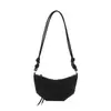 Bolso tipo bandolera simple estilo coreano, bolsa tipo dumpling para mujer, nuevo estilo invierno 2025, nicho, textura de alta gama, bolso de un solo hombro cruzado