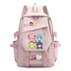 Mochila de mercancía del anime Magical Girl Madoka Magica Kuubi, con Madoka Kaname y Akemi Homura, una mochila escolar estilo 2D para niñas