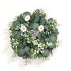 Fábrica direta pequena margarida eucalipto grinalda fresco porta parede pingente hotel casamento decoração adereços