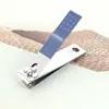 Tesoura de Unha de Aço Inoxidável Conjunto de 4 Peças Bolsa Dobrável Alicate de Manicure Cortador de Unha Tesoura de Unha Doméstica Ferramentas de Manicure