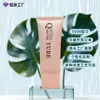 Tubo Rosa Plano de 20ml para Cosméticos Pe Tubo Macio Adequado para Creme para as Mãos, Limpador Facial, Shampoo, Loção Corporal