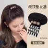 Almofada de Cabelo Invisível para Aumentar Altura no Topo da Cabeça, Arranjo de Franja Preguiçosa, Almofada de Cabelo Fofa, Cabelo Quebrado na Testa, Grampo de Cabelo Feminino