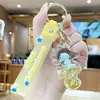 Chaveiro Pingente Criativo de Areia Movediça Vida Marinha Desenho Animado Decoração de Mochila de Estudante Presente Venda por Atacado