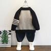 Suéter Cárdigan de Primavera y Otoño para Niños Chaqueta Suéter Casual Ropa para Niños 2025 Nuevo Estilo Bebé Ropa de Primavera