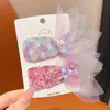 Hermosos Pinzas para el Cabello Pequeñas para Niñas, Accesorios para la Cabeza de Sirena, Pinzas Laterales Nuevas Estilo Princesa de Alta Gama, Accesorios para el Cabello Súper Lindos y Hermosos para Niñas