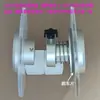 Placa de tope de alimentación de aleación de aluminio montada en rodamiento con placa de resorte de freno soporte para tubo de papel tablero de tope de rodillo clip alimentador de cinta soporte de material anillo de tope