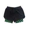 Pantalones cortos serie Longzhu impresión digital 3D doble capa para adultos pantalones de playa comercio electrónico transfronterizo Amazon suministro popular