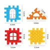 Casa Grande de Blocos de Construção para Crianças Montagem Educacional Quebra-Cabeça 3D Casa Brinquedo para Idades 3-6 Faz de Conta
