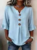 Nuevo Top de Verano Retro Floral para Mujer con Cuello en V Estampado de Estilo Europeo y Americano, Estilo Casual de Tendencia Transfronterizo