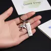 Chaveiro de letras em aço inoxidável de alta qualidade para atacado de fábrica chaveiro de letras chaveiro para direção segura