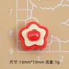 Mini Miau Manzana Juguete de Comida Dibujo Animado Hecho a Mano Accesorios para Joyería DIY Pegamento de Crema Resina Accesorios Pequeños Materiales para Uñas