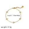 Nuevo Collar de Acero de Titanio con Zirconia de Oro de 18k Ins de Alto Grado Lujo Ligero con Incrustaciones de Diamantes Cadena Clavicular de Acero Inoxidable Traje de Joyería