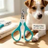 Cortauñas para Mascotas de Acero Inoxidable Recortador de Uñas para Mascotas con Mangos Ergonómicos para Perros Gatos