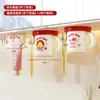 Espremedor de Pasta de Dente Magnético para Banheiro, Armário Espelhado de Parede, Suporte para Escova de Dentes e Copo na Parte Inferior do Espelho, Prateleira de Armazenamento Dopamina para Banheiro