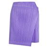 Falda Corta Plisada Casual de Alta Elasticidad de Color Sólido Patchwork 2026 para Mujer Falda Petite para Mujer