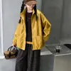 Conjunto Casual de Otoño para Niñas 2026 Nuevo Estilo Coreano Elegante Chaqueta de Cuero de Otoño/Invierno Ropa Interior Pantalones a Cuadros Conjunto de Tres Piezas