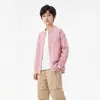 Camisa de Manga Longa Infantil Xiake Bear, Novo Estilo Outono 2026, Blusa Infantil de Linho Tencel, Tamanho Médio a Grande, Roupa de Outono Inicial