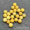 Cuentas Sueltas de Topacio Natural Antiguo, Accesorios para Joyería DIY de Jade Natural, Se Pueden Combinar con Pulseras, Venta al por Mayor de Cuentas Redondas de Topacio