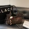 Bolso Nicho Estilo Coreano para Mujer 2026 Nuevo Otoño e Invierno Gran Capacidad Bolso de Mano para Viaje Bolso Bandolera Versátil Retro